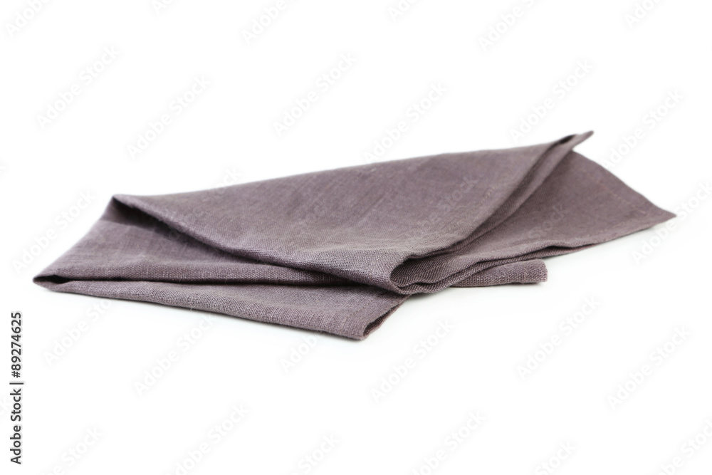 Napkin isolated on white Napkin isolated on white