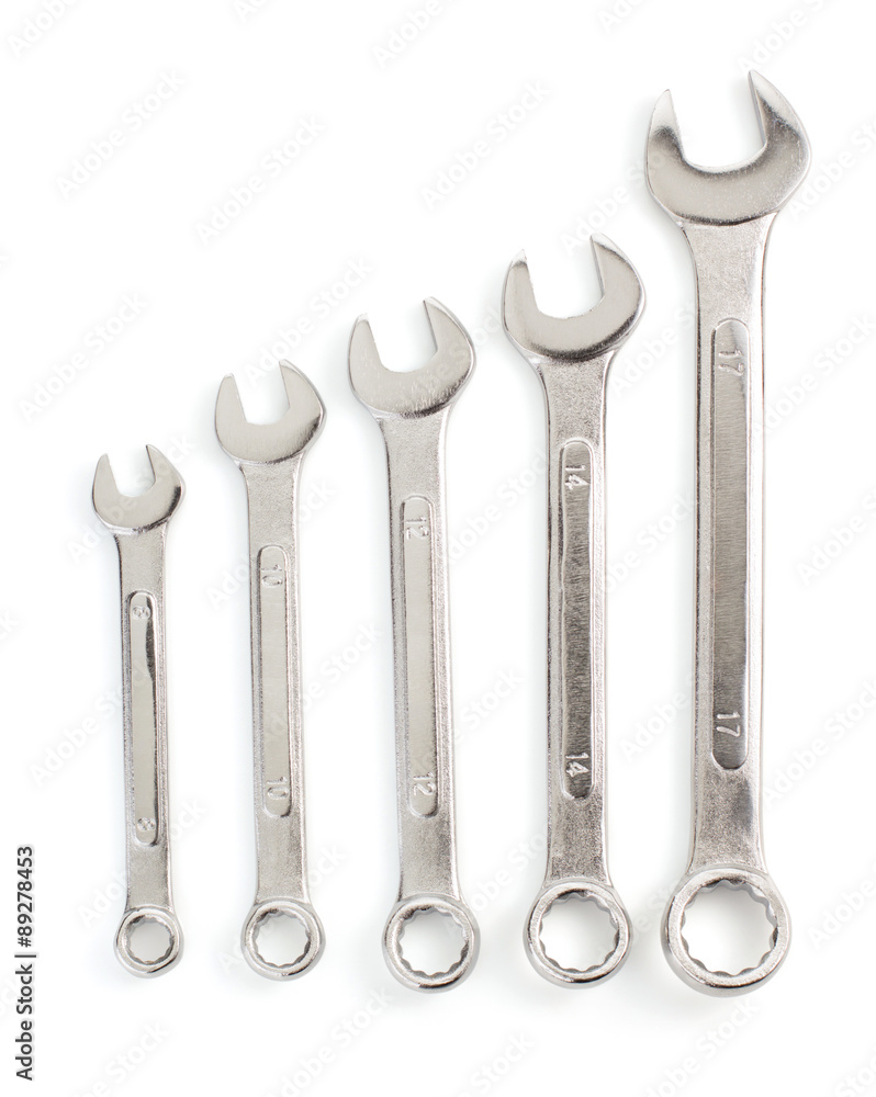 wrench tool isolated on white wrench tool isolated on white