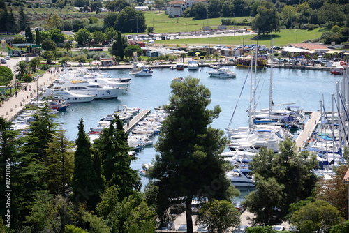 Marina in Vrsar, Istrien, Kroatien photo