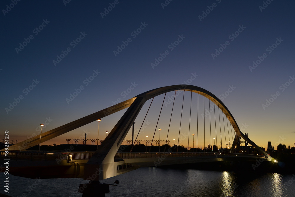 Fototapeta premium Puente de la Barqueta