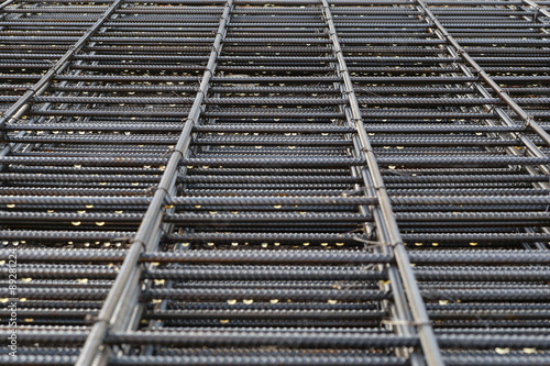 iron wire weave closeup
