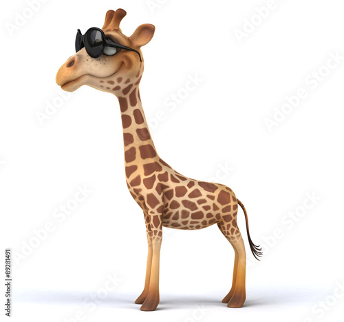 Fototapeta Naklejka Na Ścianę i Meble -  Fun giraffe
