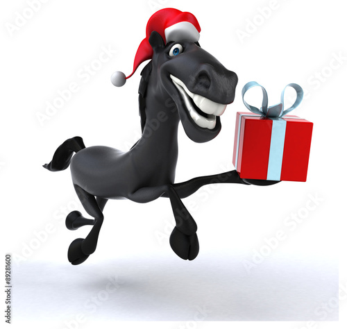 Fototapeta Naklejka Na Ścianę i Meble -  Fun horse