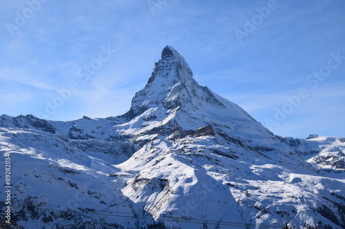  Matterhorn mountain, zermatt in switzerland