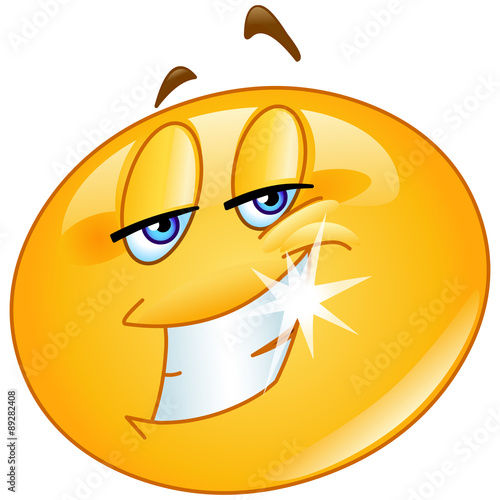 Charming emoticon