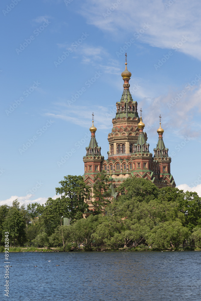 Peter and Paul Cathedral in Peterhof, Russia