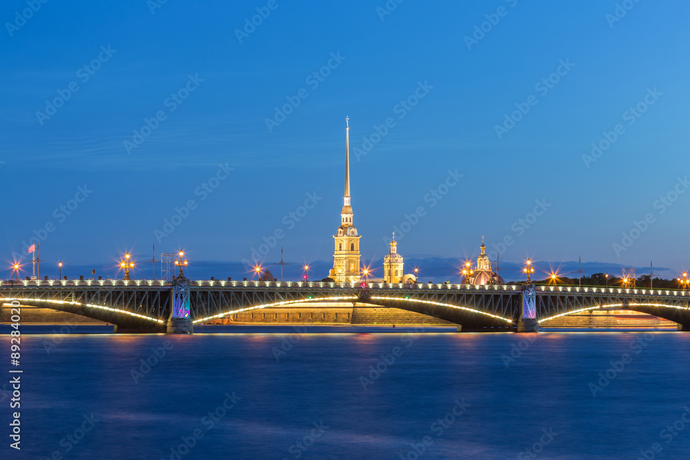 Peter and Paul Fortress at St.Petersburg, Russia