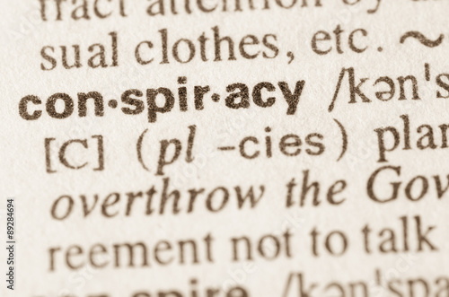 Dictionary definition of word conspiracy