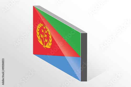 Free Download 3D Isometric Flag Illustration of the country of  Eritrea - GFXLoad