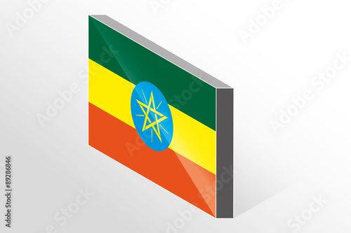 Free Download 3D Isometric Flag Illustration of the country of  Ethiopia - GFXLoad