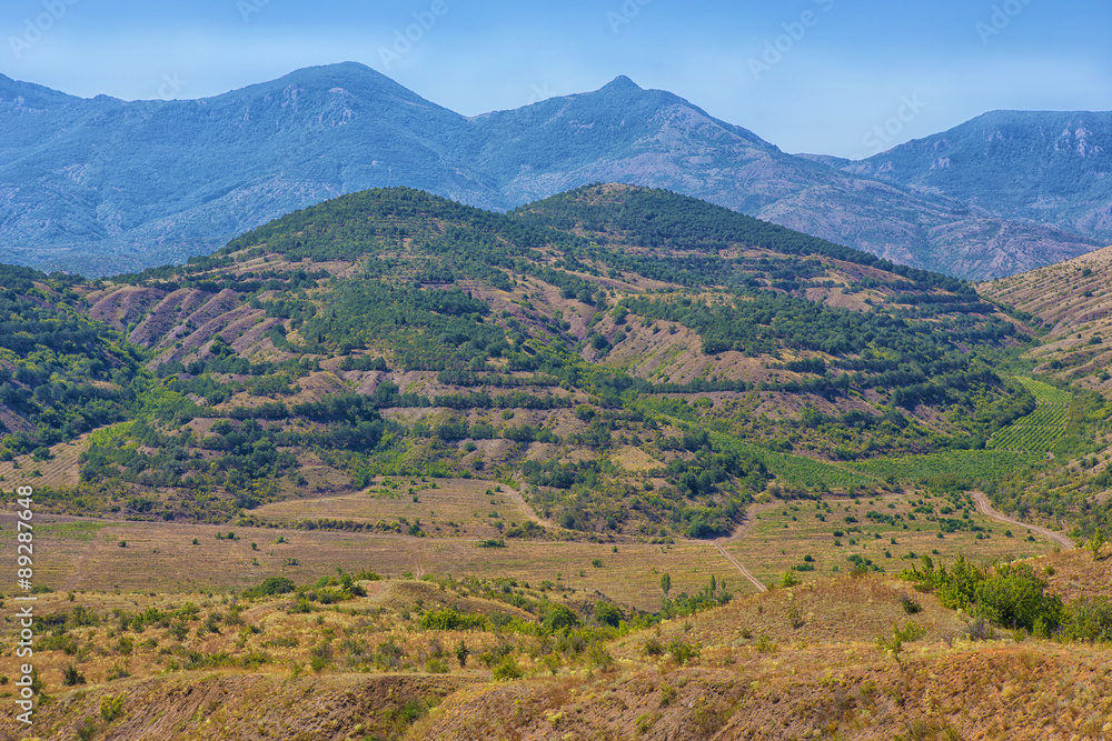 Crimea beautiful mountain landscape