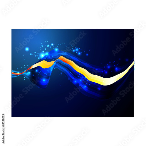Abstract Technology Banner - Illustration