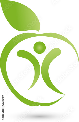 Apfel und Mensch, Logo, Essen