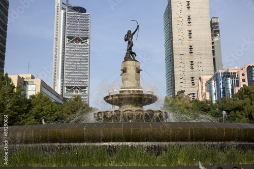 Huntress Diana Fountain (Fuente de la Diana Cazadora) in Mexico DF, Mexico
 photo