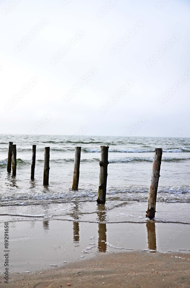 Nordseeinsel Rømø, Lakolk Strand bei herbstlichem Wetter Nordseeinsel Rømø, Lakolk Strand bei herbstlichem Wetter