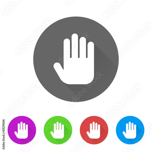 App Icon Long Shadow - 5 Colors