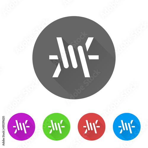 App Icon Long Shadow - 5 Colors