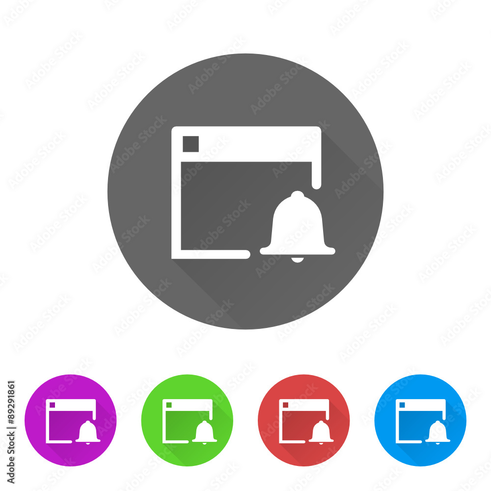 App Icon Long Shadow - 5 Colors App Icon Long Shadow - 5 Colors
