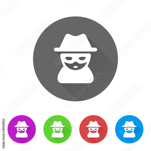 App Icon Long Shadow - 5 Colors
