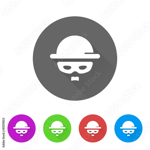 App Icon Long Shadow - 5 Colors