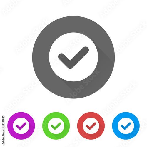 App Icon Long Shadow - 5 Colors