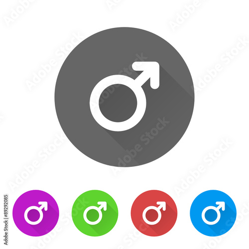 App Icon Long Shadow - 5 Colors