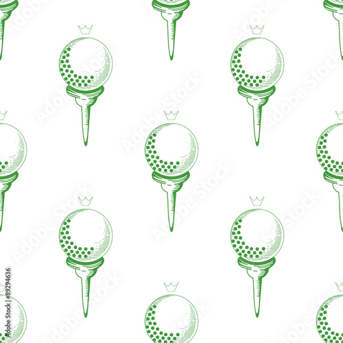 golf seamless pattern