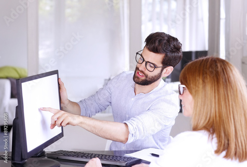 Valokuva Business people consulting