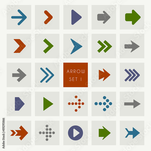Modern Arrow Icon Set : Vector Illustration Free Download Modern Arrow Icon Set : Vector Illustration - GFXLoad