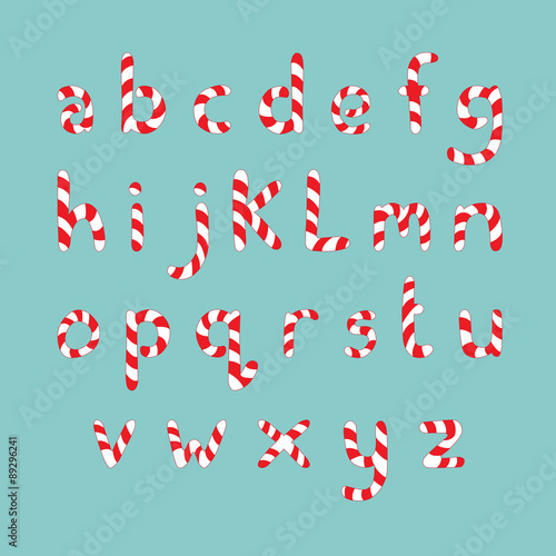 Candy Cane Letters  
