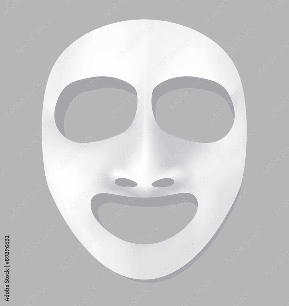 Facial mask for cosmetics. Facial mask for cosmetics.