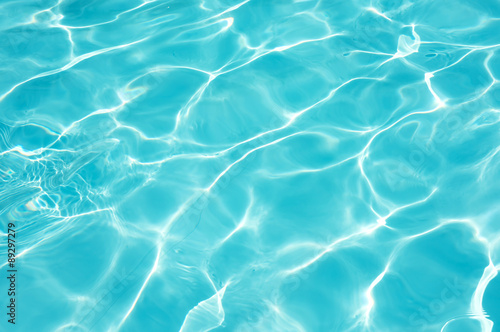 Blue water surface in swimming pool © peangdao