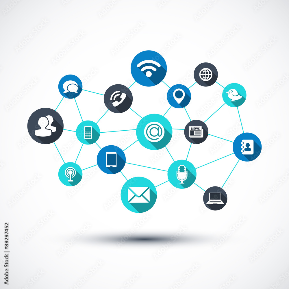 Social media network commucation Social media network commucation