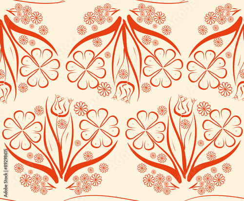 Flower mirror bouquet