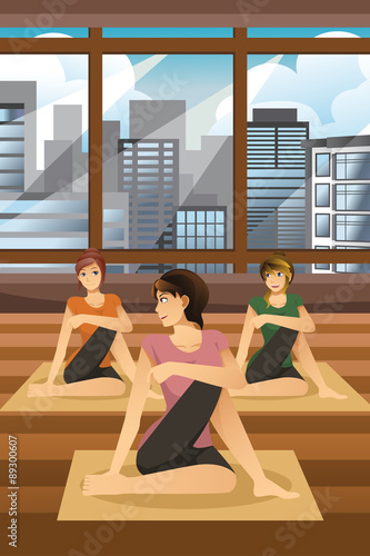Women Doing Yoga