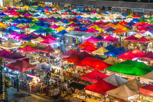 Train night market, Bangkok © bruceau