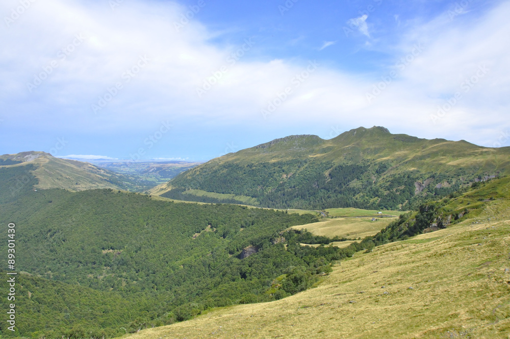 Panorama des Monts Du Cantal