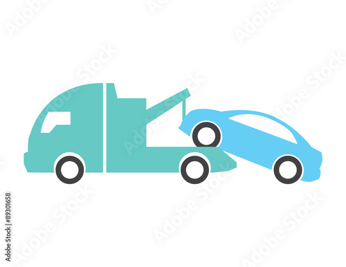 car towing truck