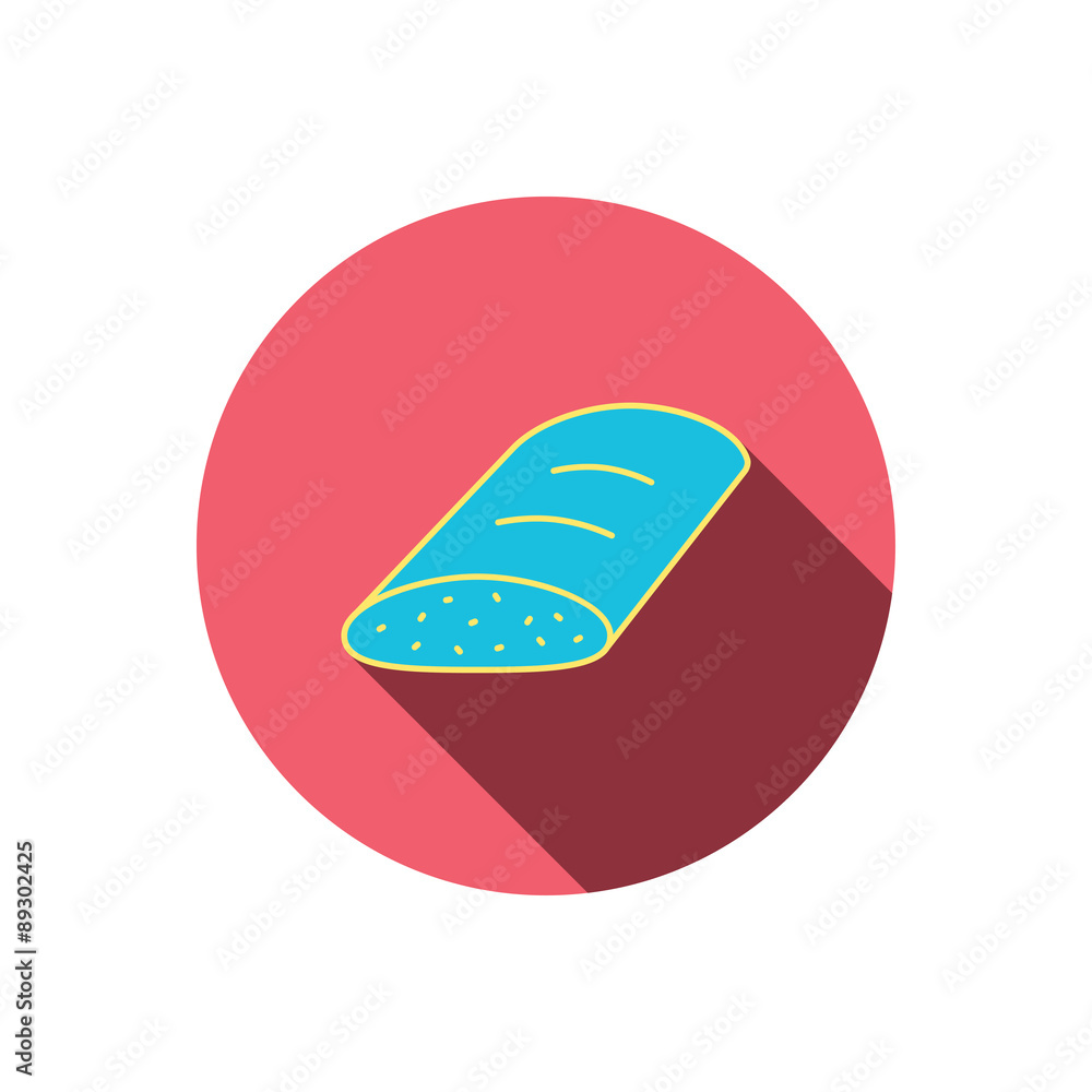 Bread icon. Natural food sign. Bread icon. Natural food sign.