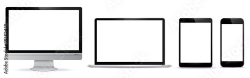 Digital Devices Vector Illustration.