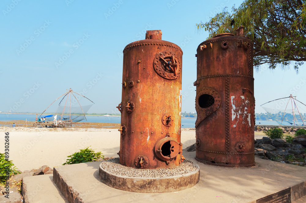 Old Steam Boilers of the cranes Old Steam Boilers of the cranes