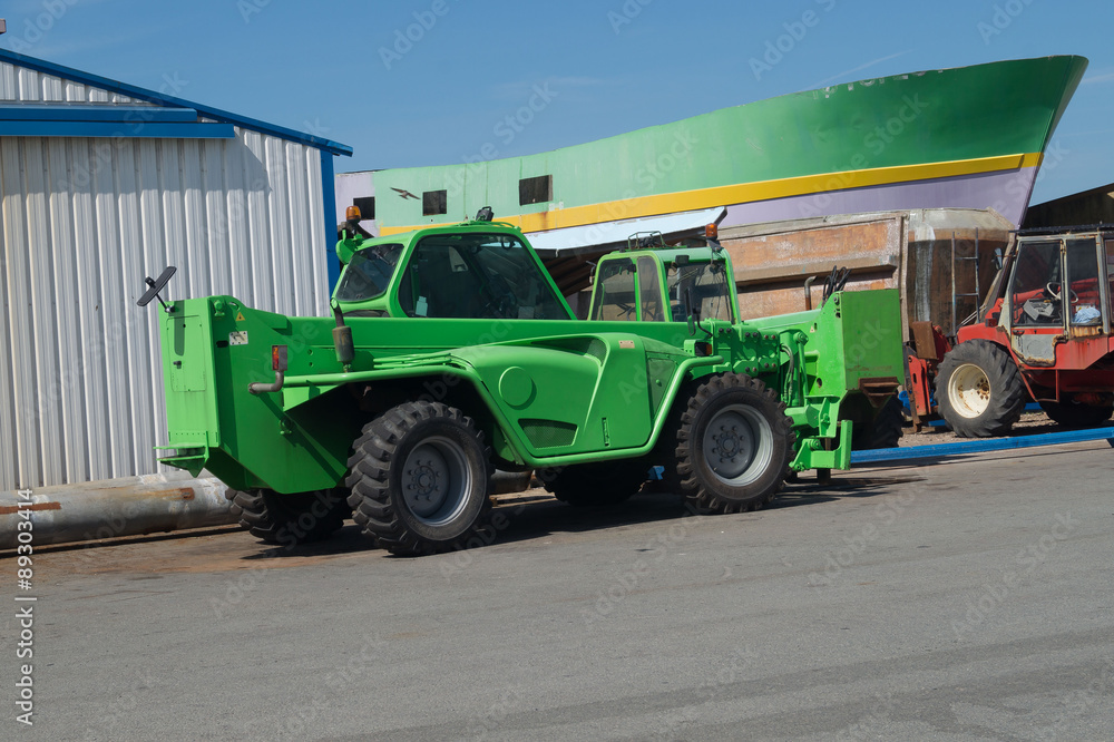 Fototapeta premium Werft, l aiguillon-sur mer,