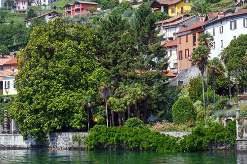 Lake Como (Italy) shore view. © wildman