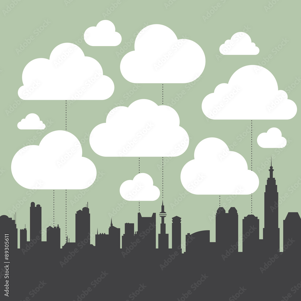 city info graphic, pollution industry and ecology vector