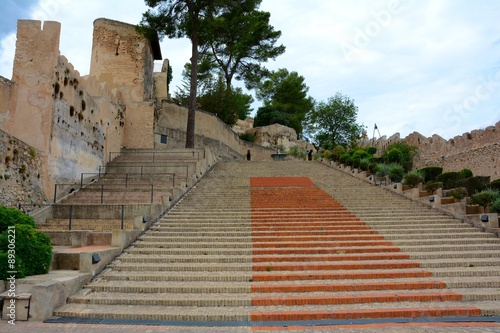 Castillo de Játiva, España.