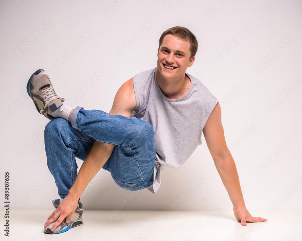Fototapeta premium Breakdancer