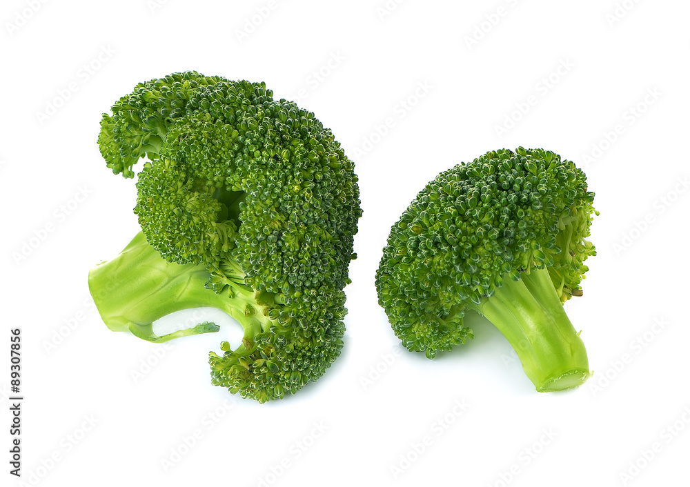 Fresh broccoli isolate on white background Fresh broccoli isolate on white background