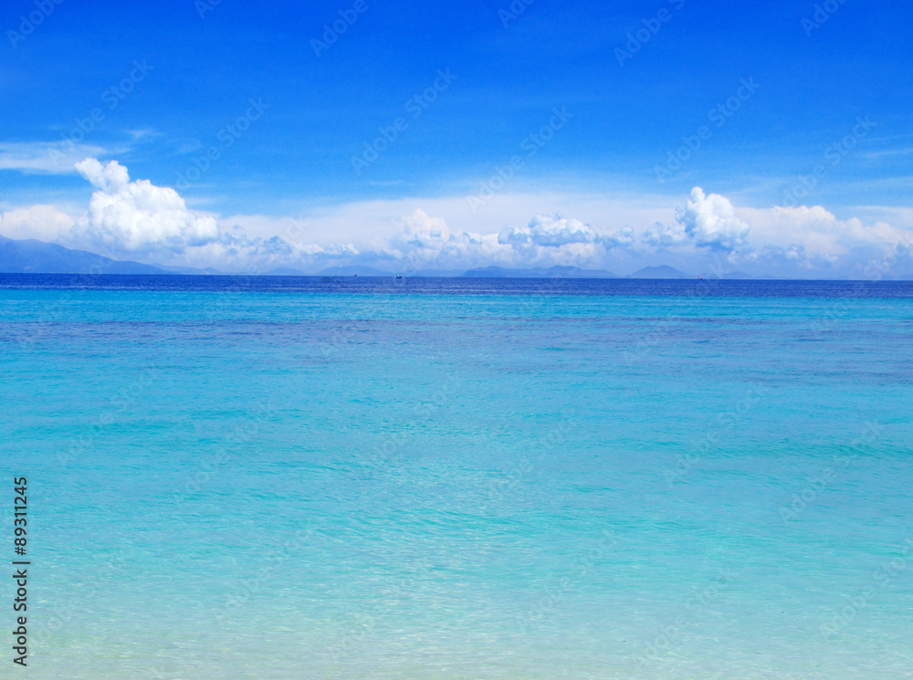  beach and tropical sea