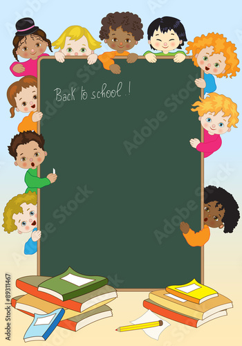 Bambini con Lavagna