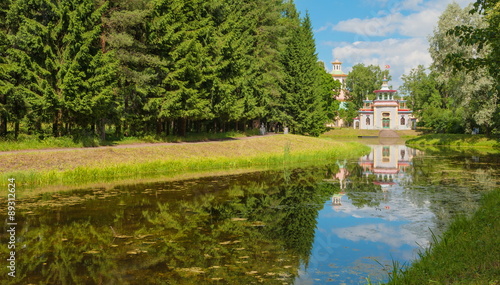 "Creaky pergola" in the Catherine Park in Tsarskoye Selo